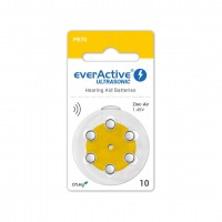 Everactive Ultrasonic 10 PR70 6BL klausos baterijos 6 vnt.